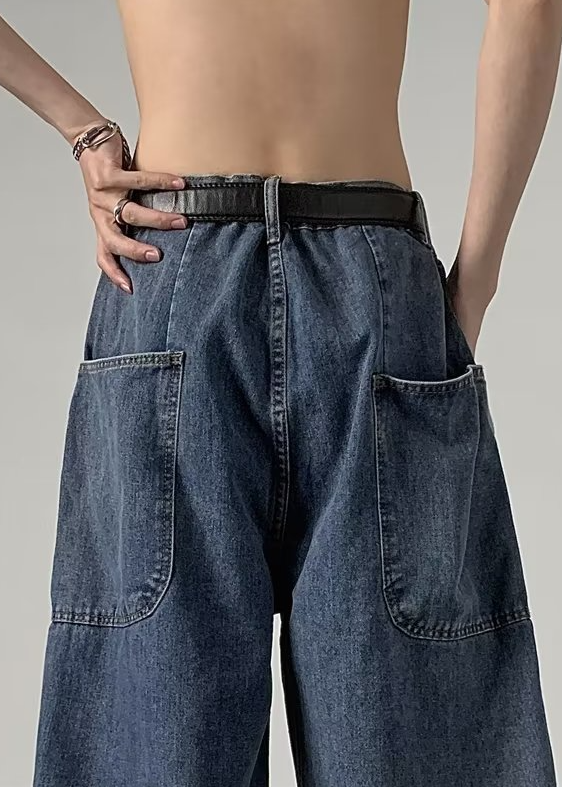 SUPER WIDE DENIM BERMUDA SHORTS BEDES4674