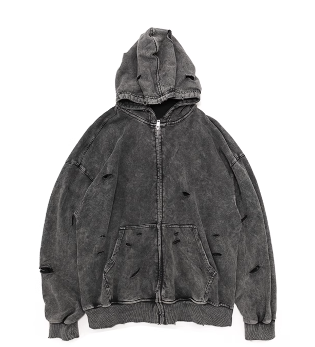 WASHED SWEAT PARKA GBDES4023