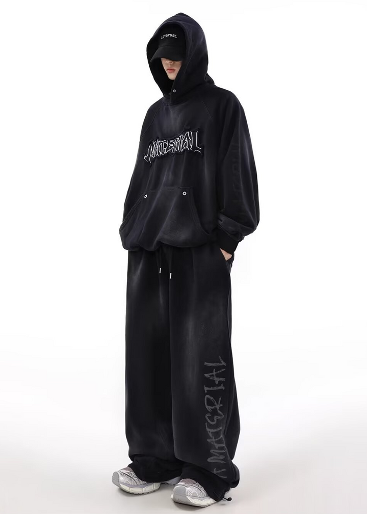 SMOKE DYE LOGO SWEAT PANTS BEDES4517