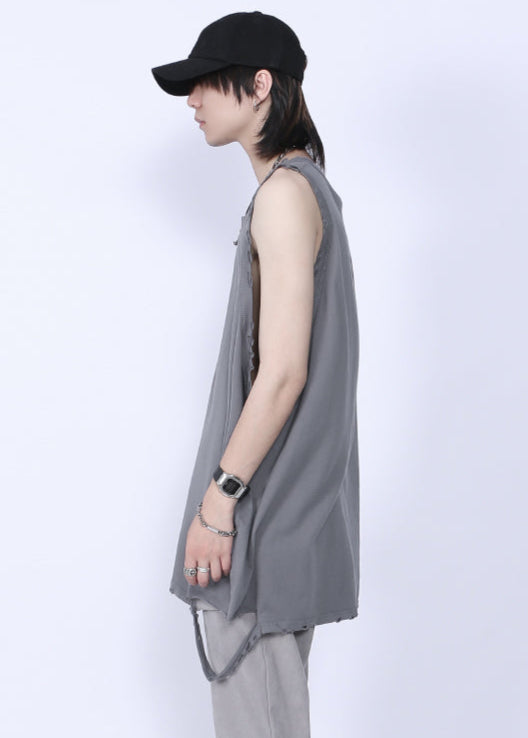 RIPPED TANK TOP MNDES4464