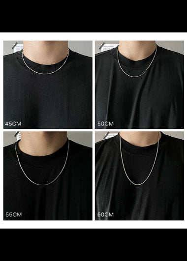 SNAKE CHAIN NECKLACE BEDES4583 - Deuku
