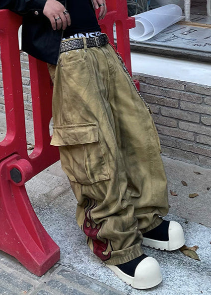 FLAME WIDE CARGO PANTS DFDES4439