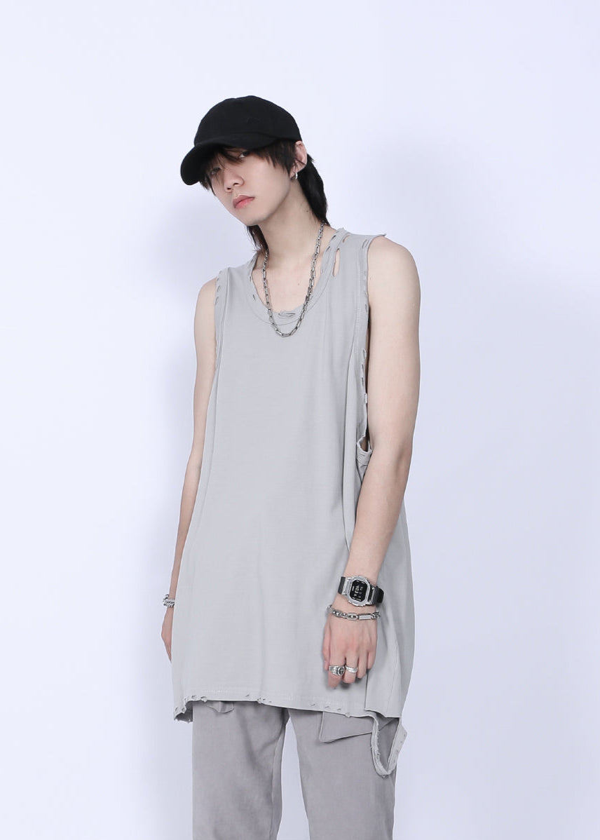 RIPPED TANK TOP MNDES4464