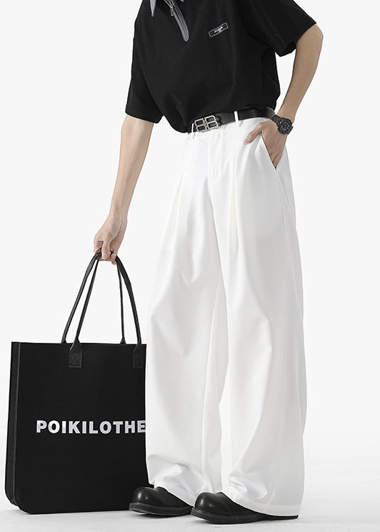 COOL AIR SILKY WIDE SLACKS BEDES4648