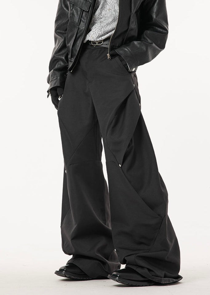 RIVET DESIGNED WIDE SLACKS DFDES4445
