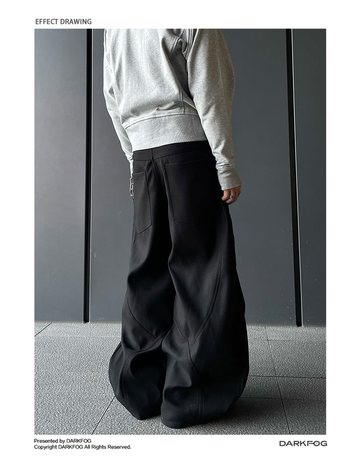 RIVET WIDE CURVE PANTS DFDES4440