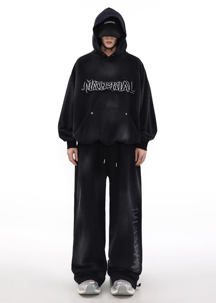 SMOKE DYE LOGO SWEAT PANTS BEDES4517