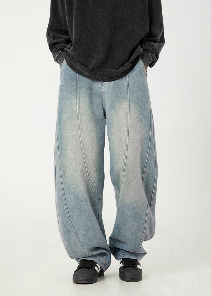 CURVE WIDE DENIM PANTS BEDES4528