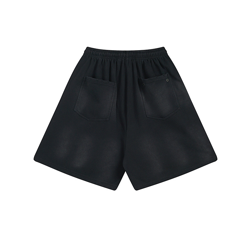 SMOKE DYE LOGO SWEAT SHORTS BEDES4676