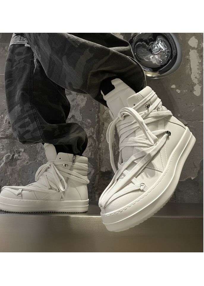 WRAP LACE HIGH-TOP SNEAKER BEDES4696