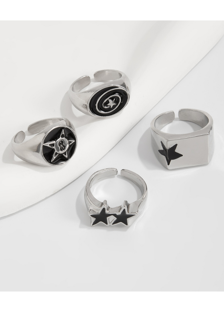 VINTAGE STAR RING SET BEDES4687