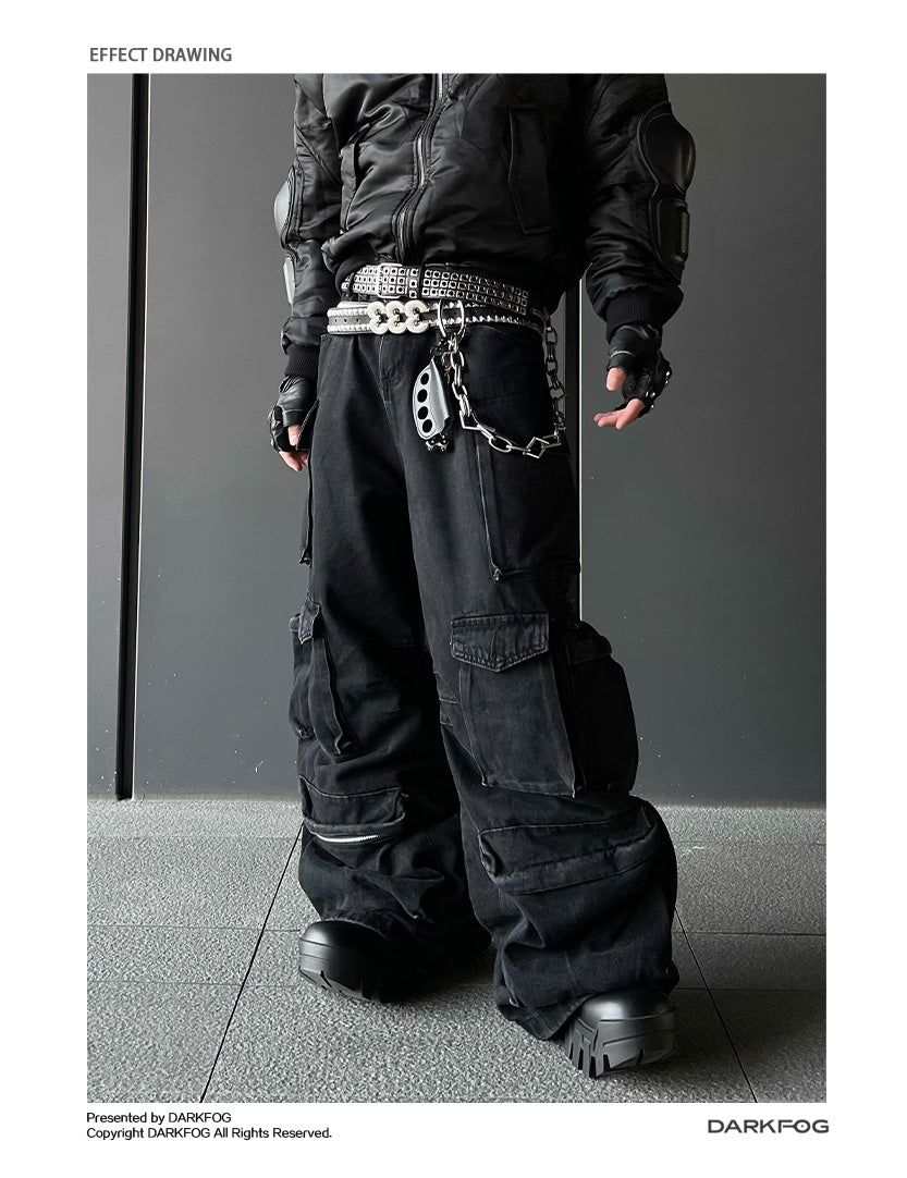 カーゴパンツ DARKFOG Heavy Pocket Wide Cargo Pants BIG POCKET WIDE CARGO PANTS DFDES4443 – Deuku