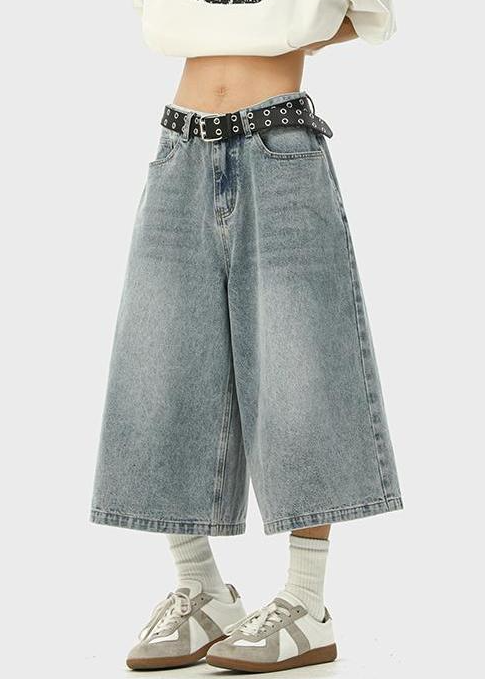 VINTAGE FADE BAGGY DENIM SHORTS BEDES4752