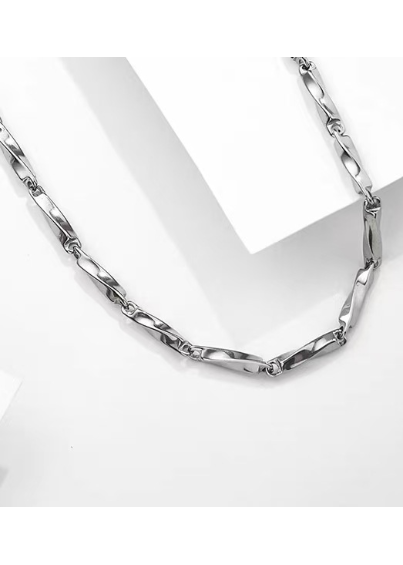 TWIST CHAIN NECKLACE BEDES4585 - Deuku