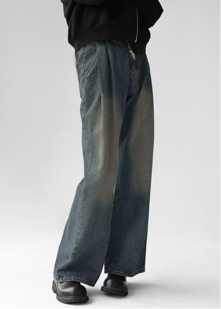 FADE WIDE DENIM PANTS BEDES4733