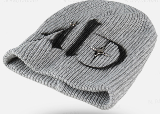 AIRBRUSH LOGO KNIT BEANIE BEDES4646