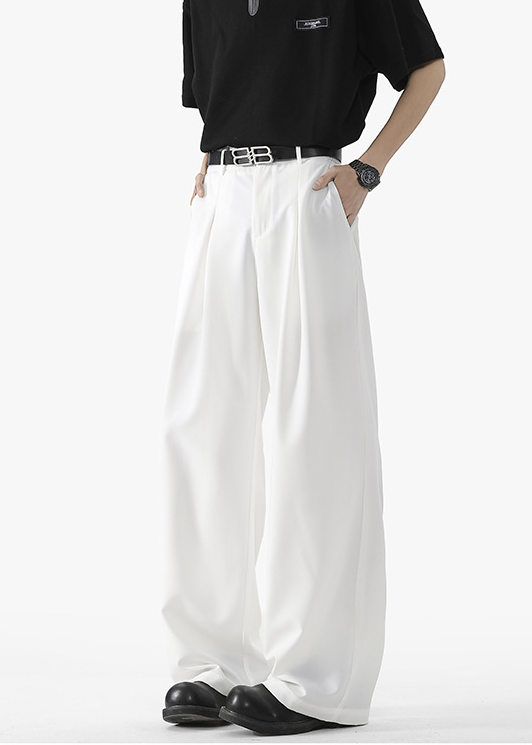 COOL AIR SILKY WIDE SLACKS BEDES4648
