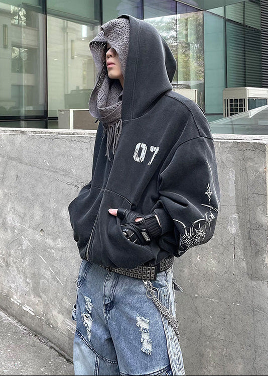 PRINTED ZIP PARKA DFDES4500