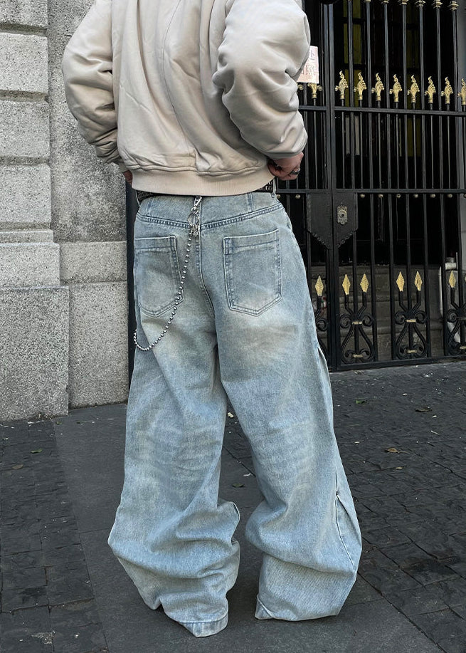VINTAGE WASH LOOSE DENIM DFDES4495