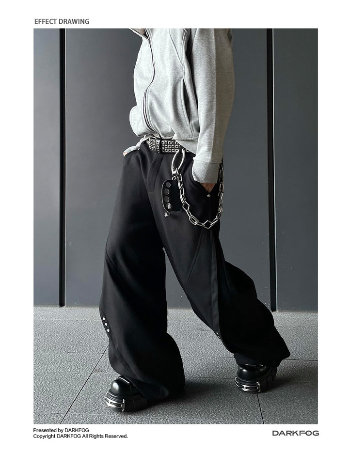 RIVET WIDE CURVE PANTS DFDES4440