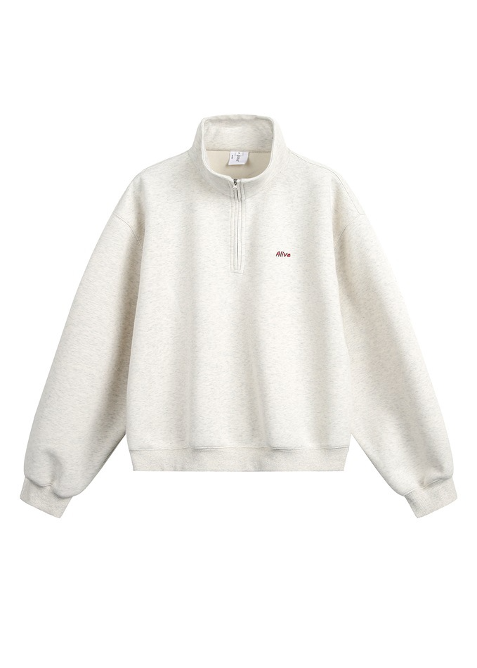 HALF-ZIP SWEAT TOP BEDES4552