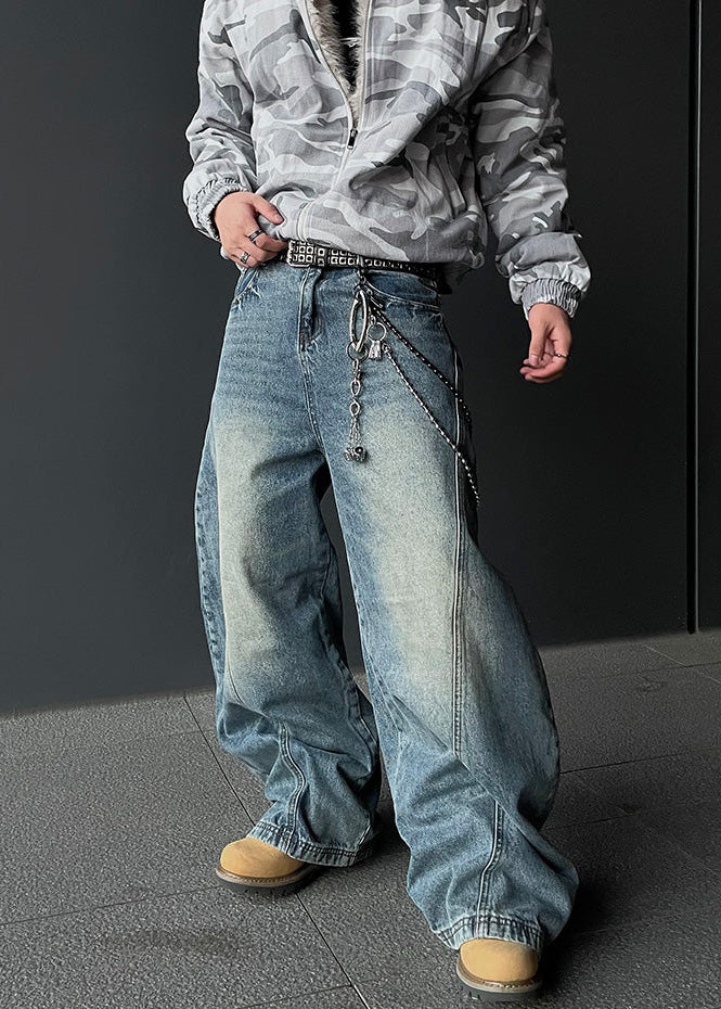 VINTAGE FADE BAGGY DENIM PANTS DFDES4496