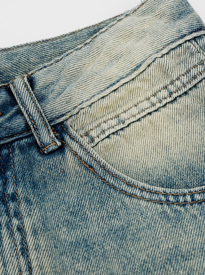 STRAIGHT WIDE DENIM PANTS ABDES2595