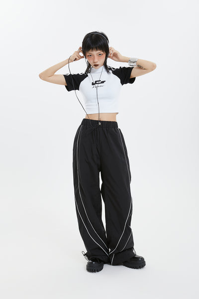 SPORTY WIDE PANTS MNDES2654