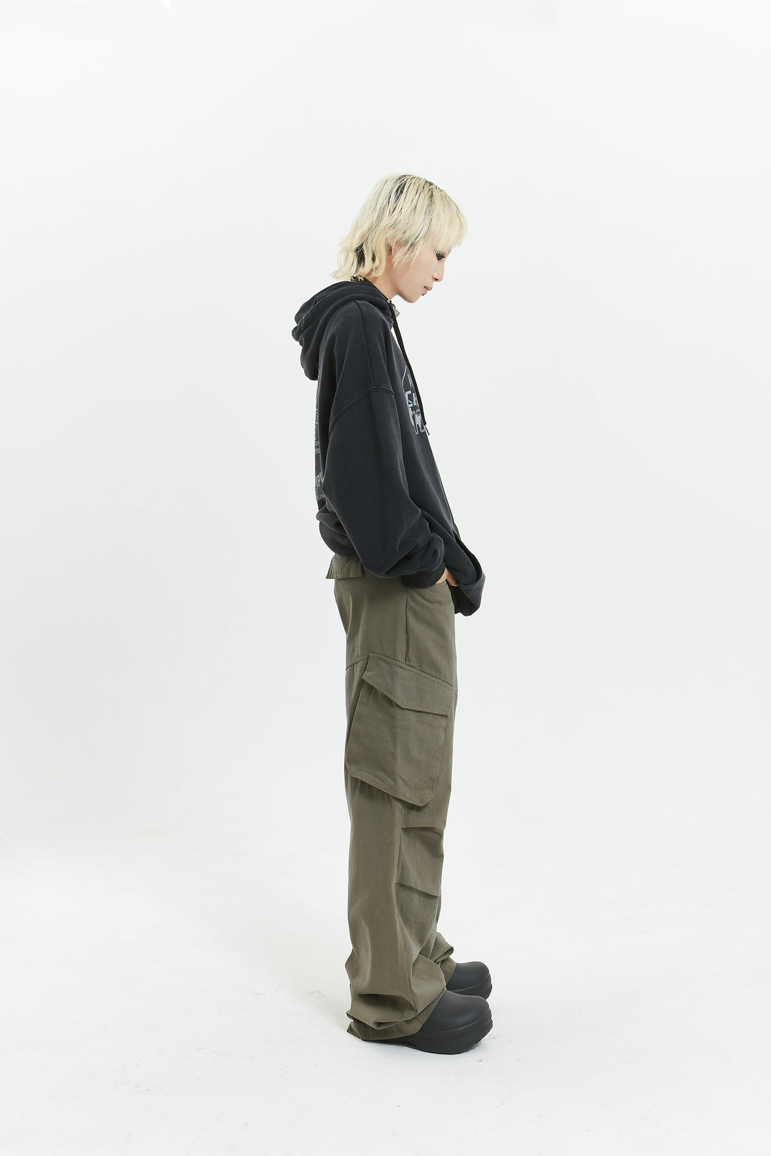 SIDE POCKETS WIDE PANTS MNDES4004