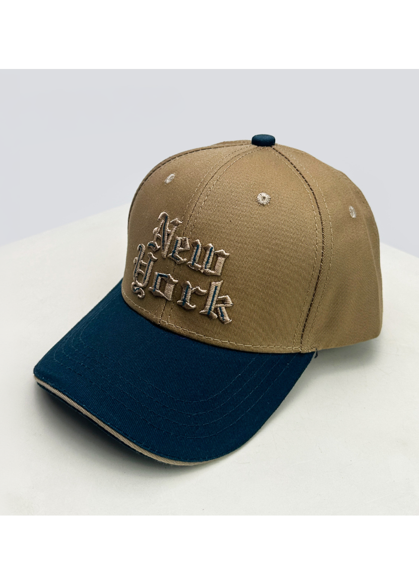 TWO TONE LOGO EMBROIDERY CAP BEDES4740