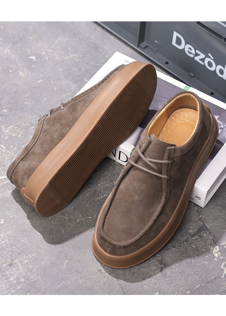 SUEDE MOC TOE DERBIY SHOES BEDES4767