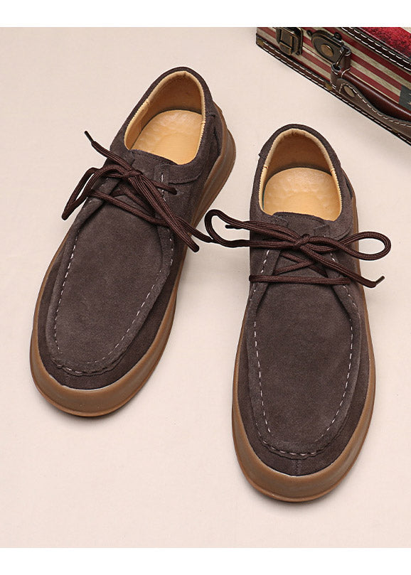 SUEDE MOC TOE DERBIY SHOES BEDES4767