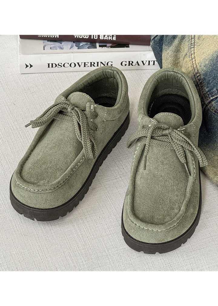 RUGGED SOLE SUEDEMOC TOE DERBIY SHOES BEDES4768