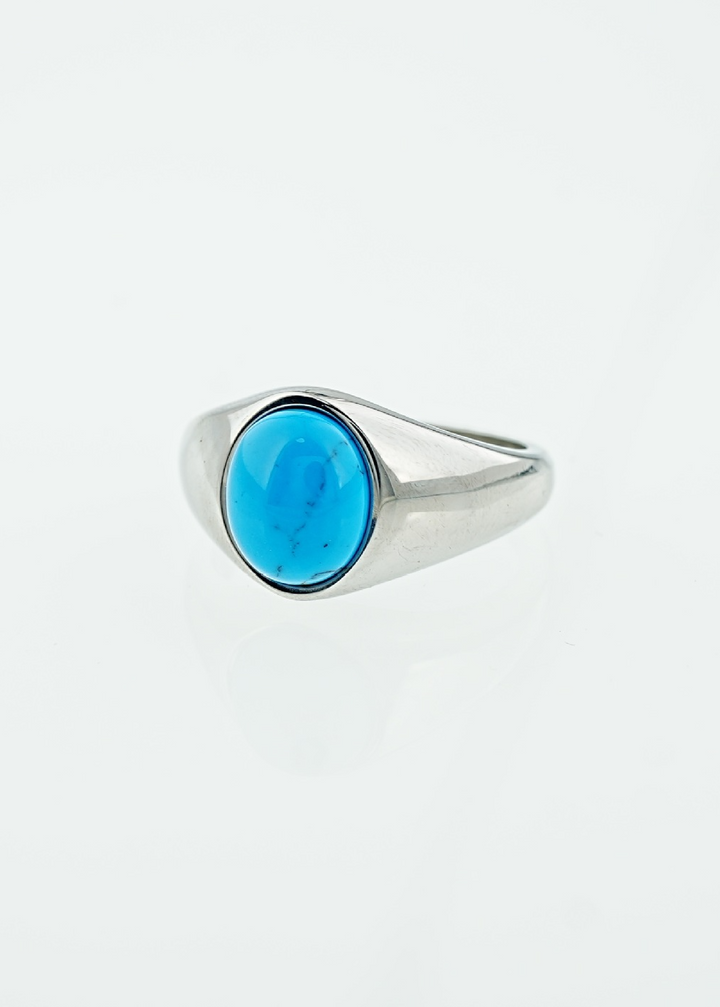 OVAL GEMSTONE SIGNET RING BEDES4705
