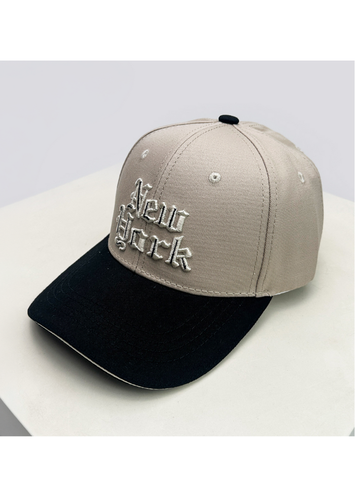 TWO TONE LOGO EMBROIDERY CAP BEDES4740