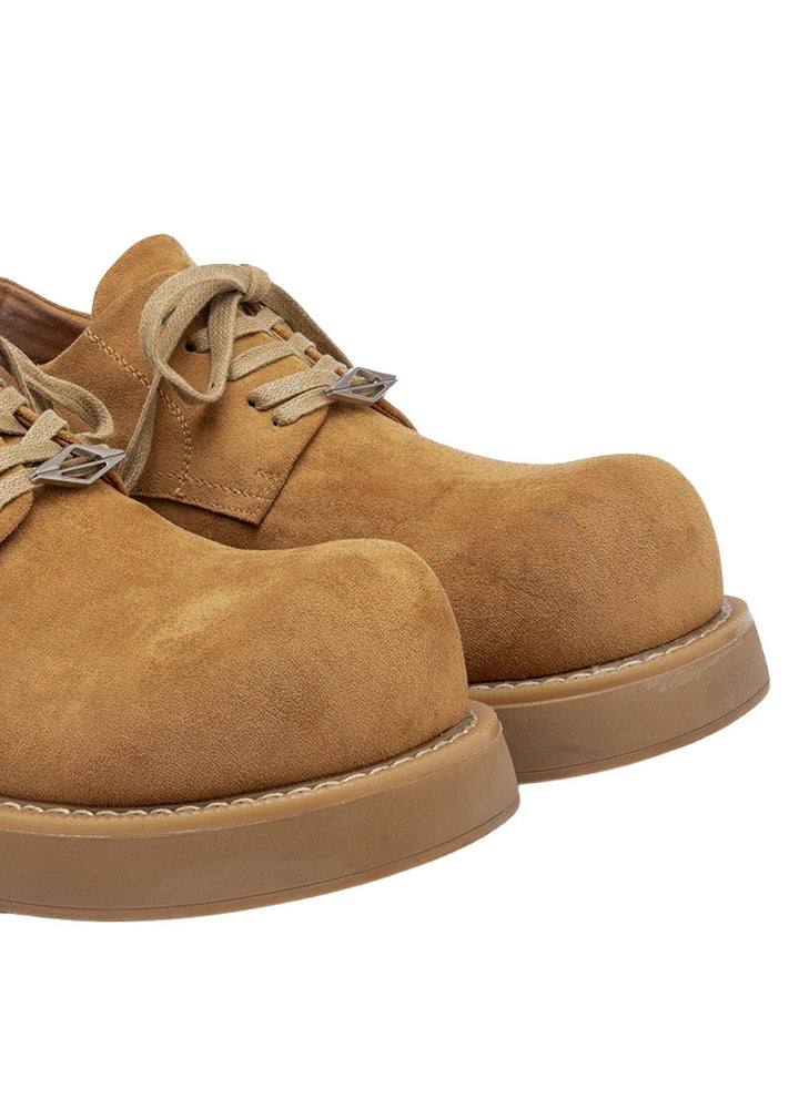 CHUNKY SOLE SUEDE DERBY SHOES BEDES4766