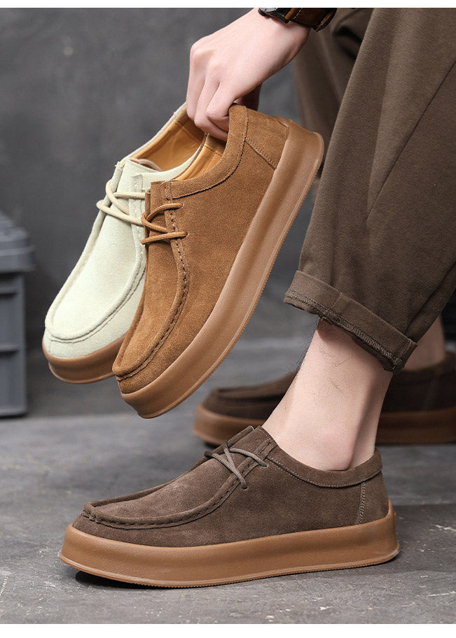 SUEDE MOC TOE DERBIY SHOES BEDES4767