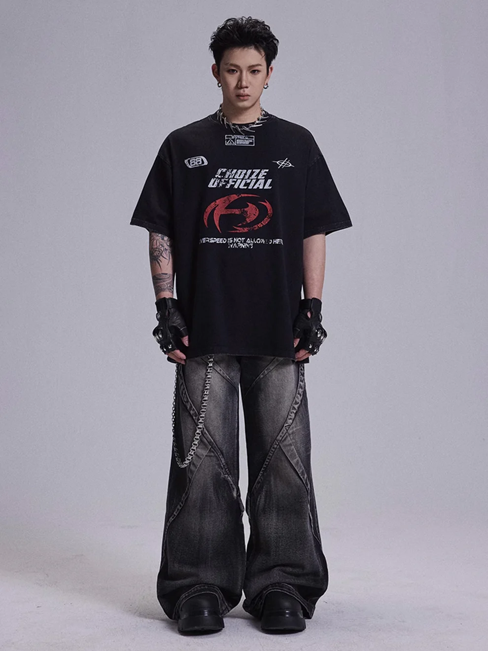 VINTAGELIKE GRAPHIC T-SHIRT DFDES4434