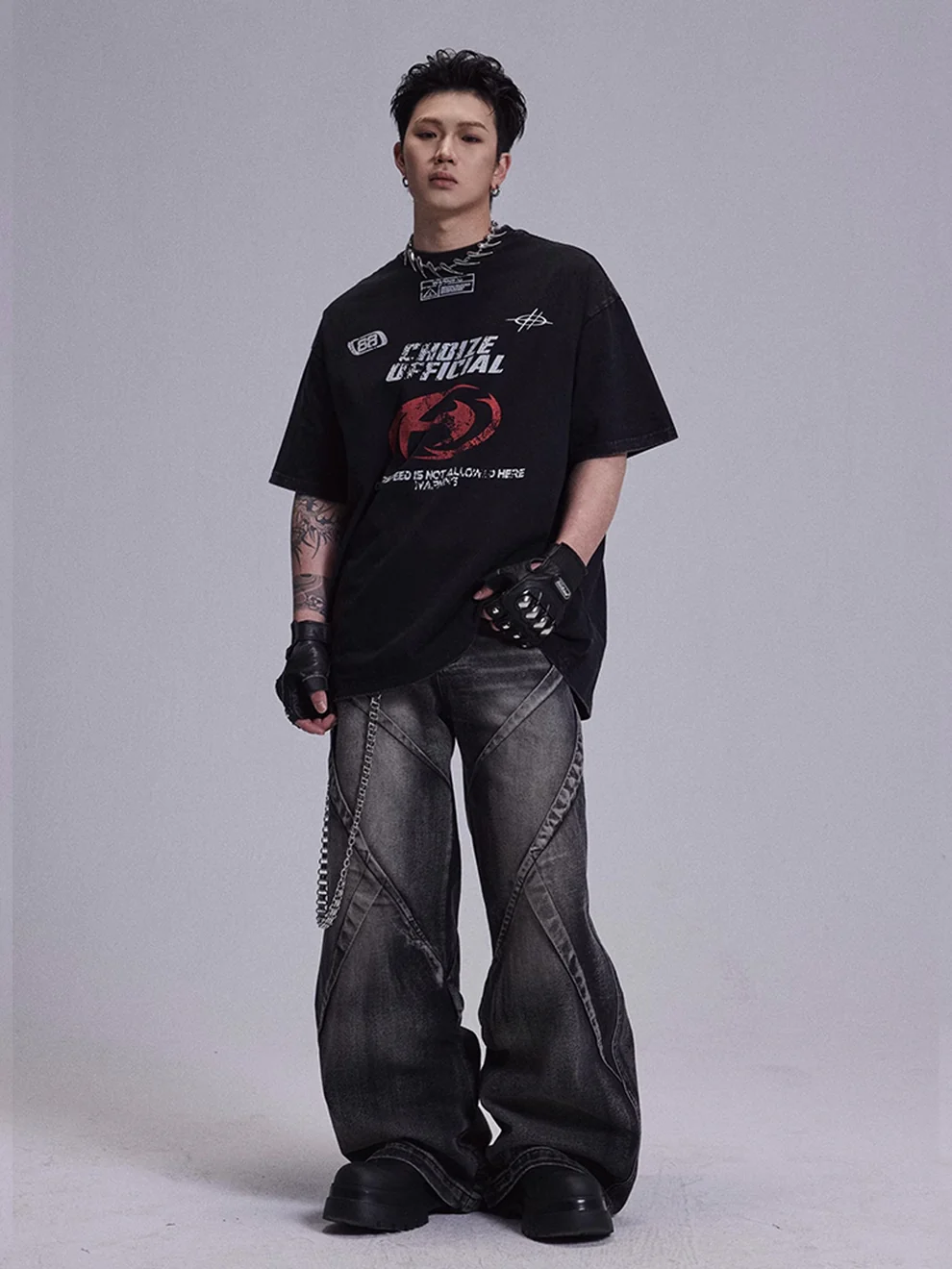 VINTAGELIKE GRAPHIC T-SHIRT DFDES4434