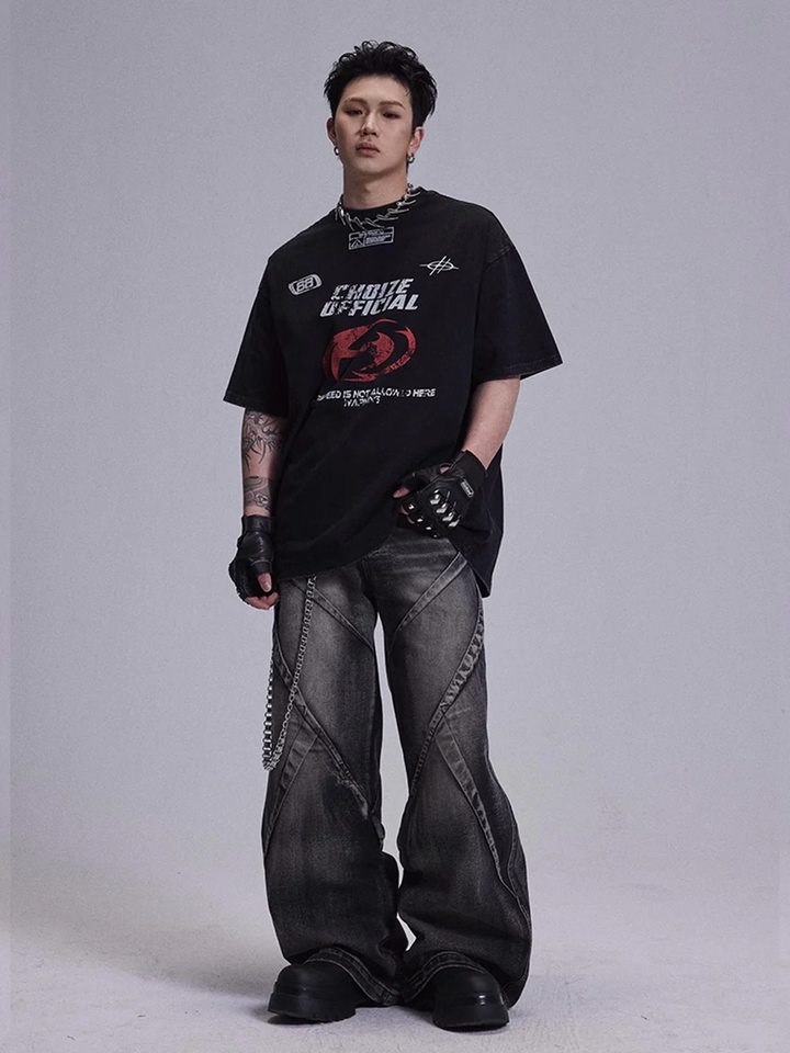 VINTAGELIKE GRAPHIC T-SHIRT DFDES4434