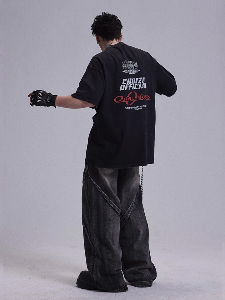 VINTAGELIKE GRAPHIC T-SHIRT DFDES4434