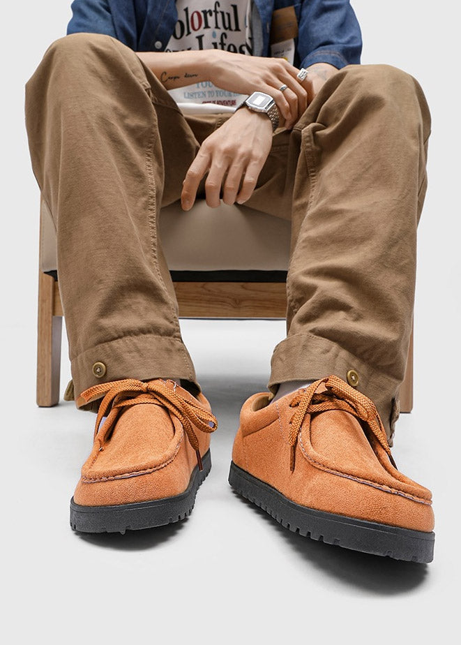 RUGGED SOLE SUEDEMOC TOE DERBIY SHOES BEDES4768