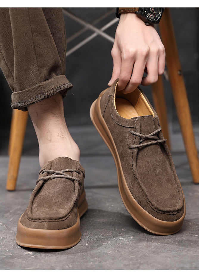 SUEDE MOC TOE DERBIY SHOES BEDES4767