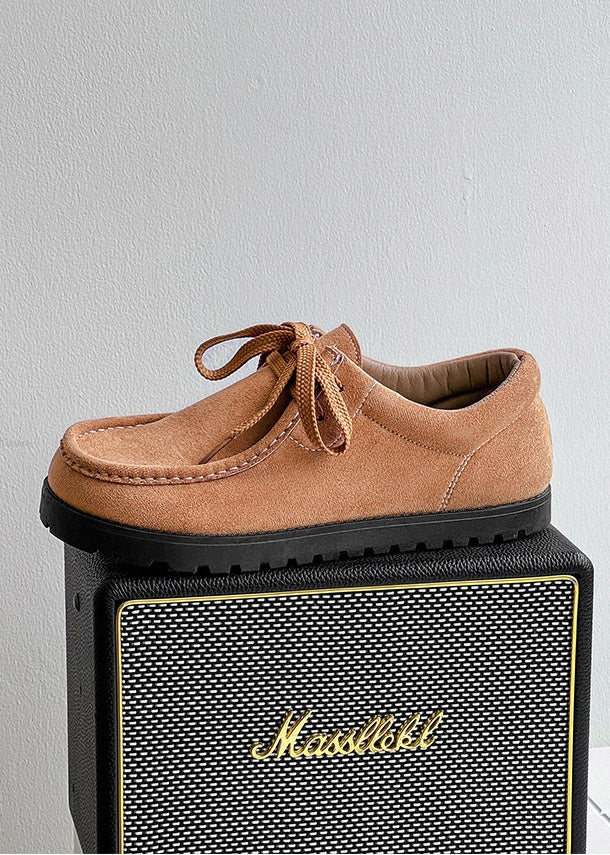 RUGGED SOLE SUEDEMOC TOE DERBIY SHOES BEDES4768