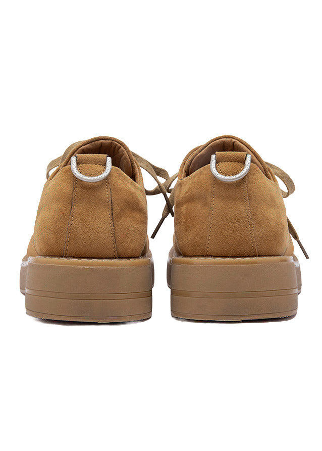 CHUNKY SOLE SUEDE DERBY SHOES BEDES4766