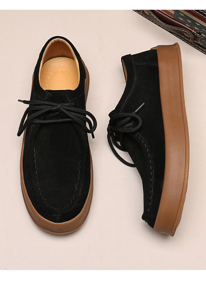 SUEDE MOC TOE DERBIY SHOES BEDES4767