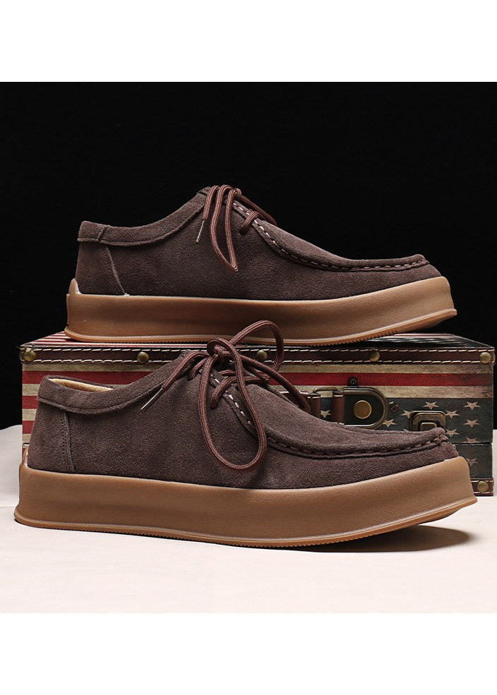 SUEDE MOC TOE DERBIY SHOES BEDES4767