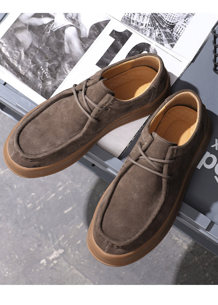 SUEDE MOC TOE DERBIY SHOES BEDES4767