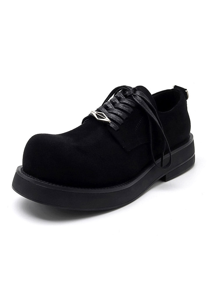 CHUNKY SOLE SUEDE DERBY SHOES BEDES4766