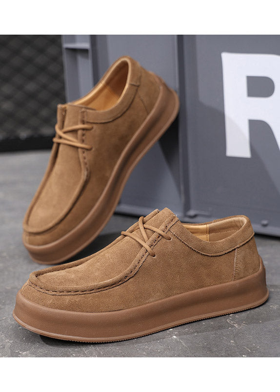 SUEDE MOC TOE DERBIY SHOES BEDES4767